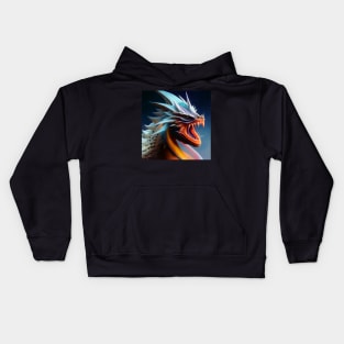 Crystal Dragons Series #04: Chroma Rageborn Kids Hoodie